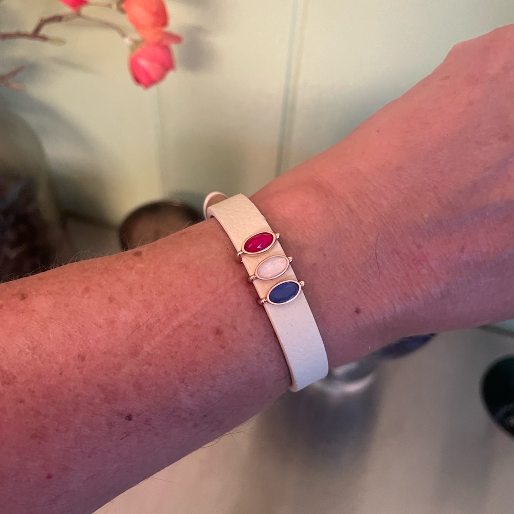 KEEP Collective Red and Blue Bracelet